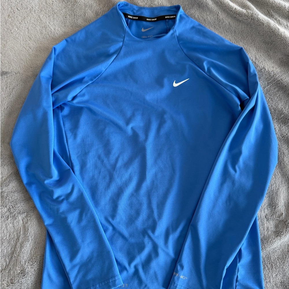 Nike Dri-fit Blue Sunblock long sleeve Shirt